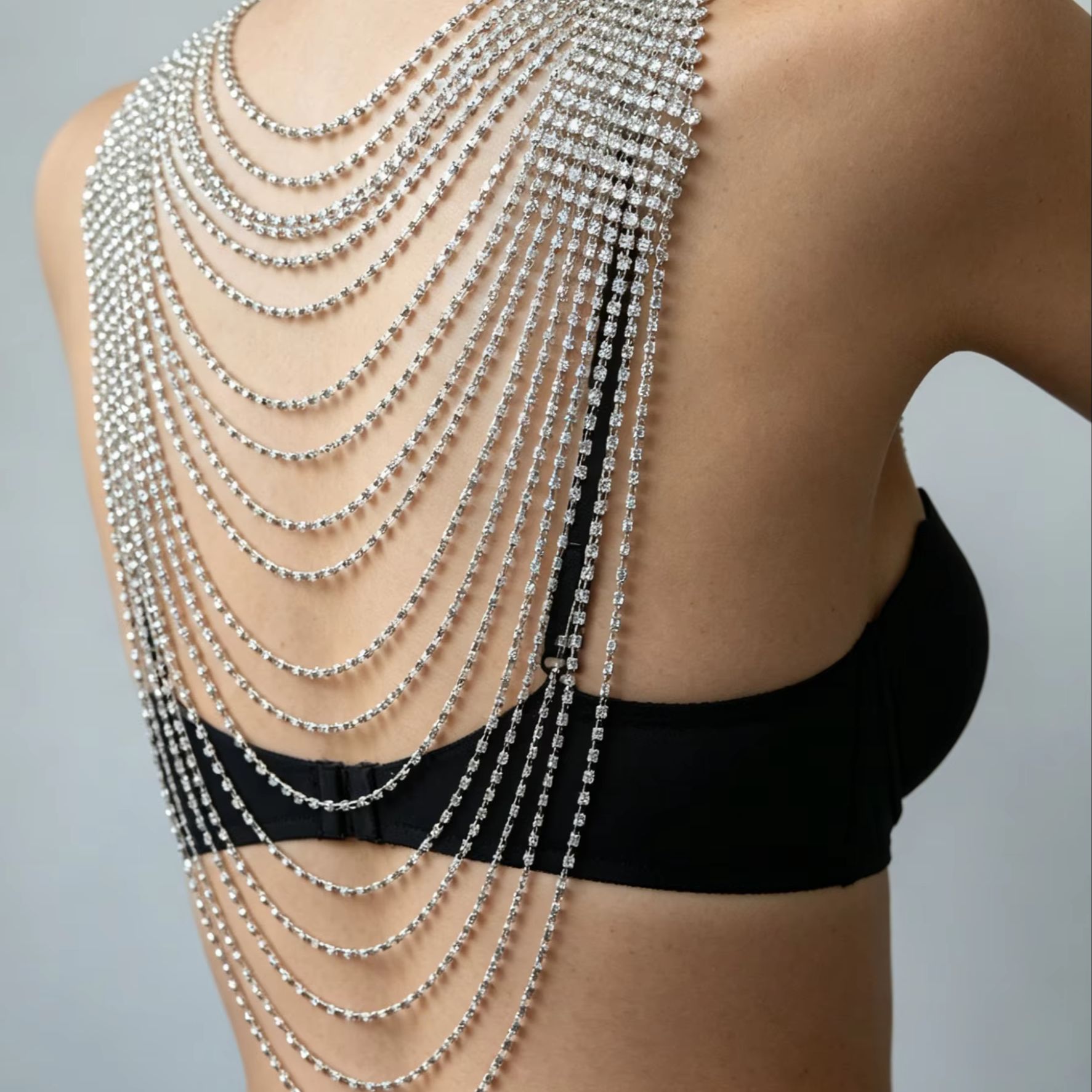 Body Jewelry Usa - Stylish Multi-Layer Body Chain for Banquets