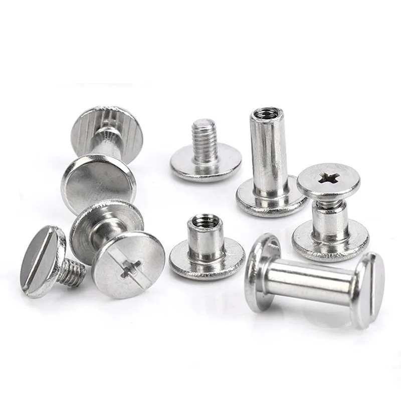 Body Jewelry Chicago - 10pcs Stainless Steel Binding Chicago Screws
