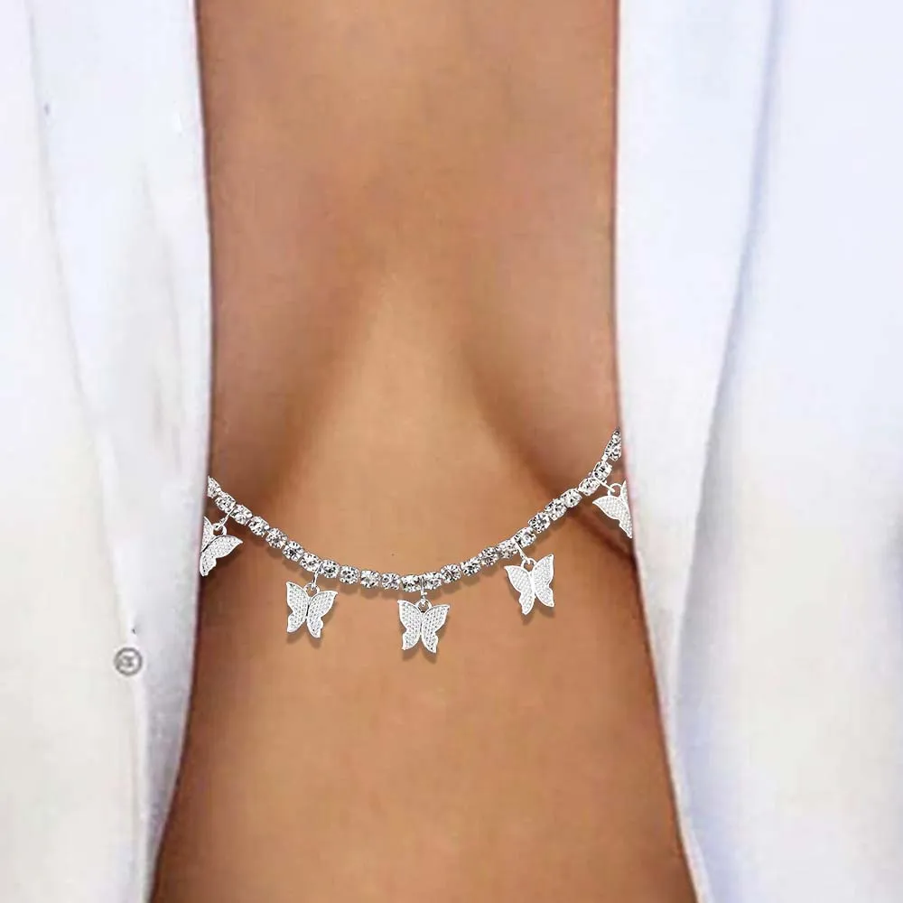 Body Jewelry Nipple Chain - Butterfly Nipple Chain Non Piercing Body