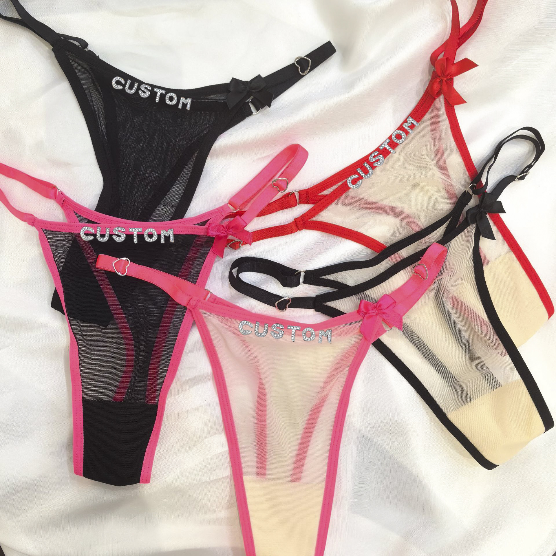 Body Jewelry Names - Sexy 5 Colors Tulle Panties Custom