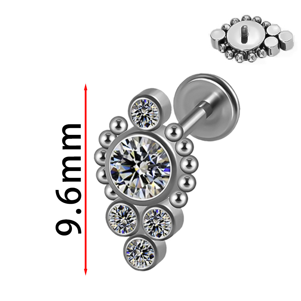 ASTM F136 Titanium Sunflower W – Body Jewelry Implant Grade Bewertung und Preis