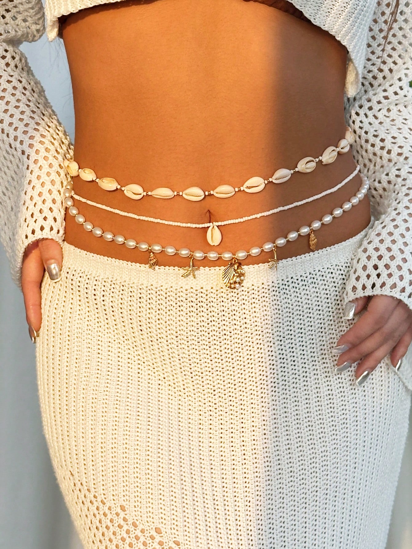 3pcs Multilayer Bohemian Beach – Body Jewelry Usa Bewertung und Preis