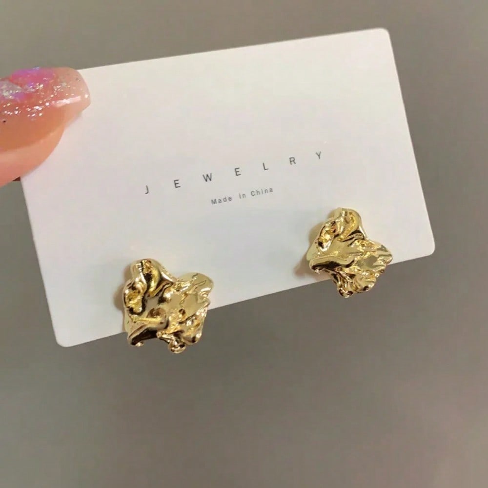 Textured Irregular Cluster Stu – Cluster Stud Ear Bewertung und Preis