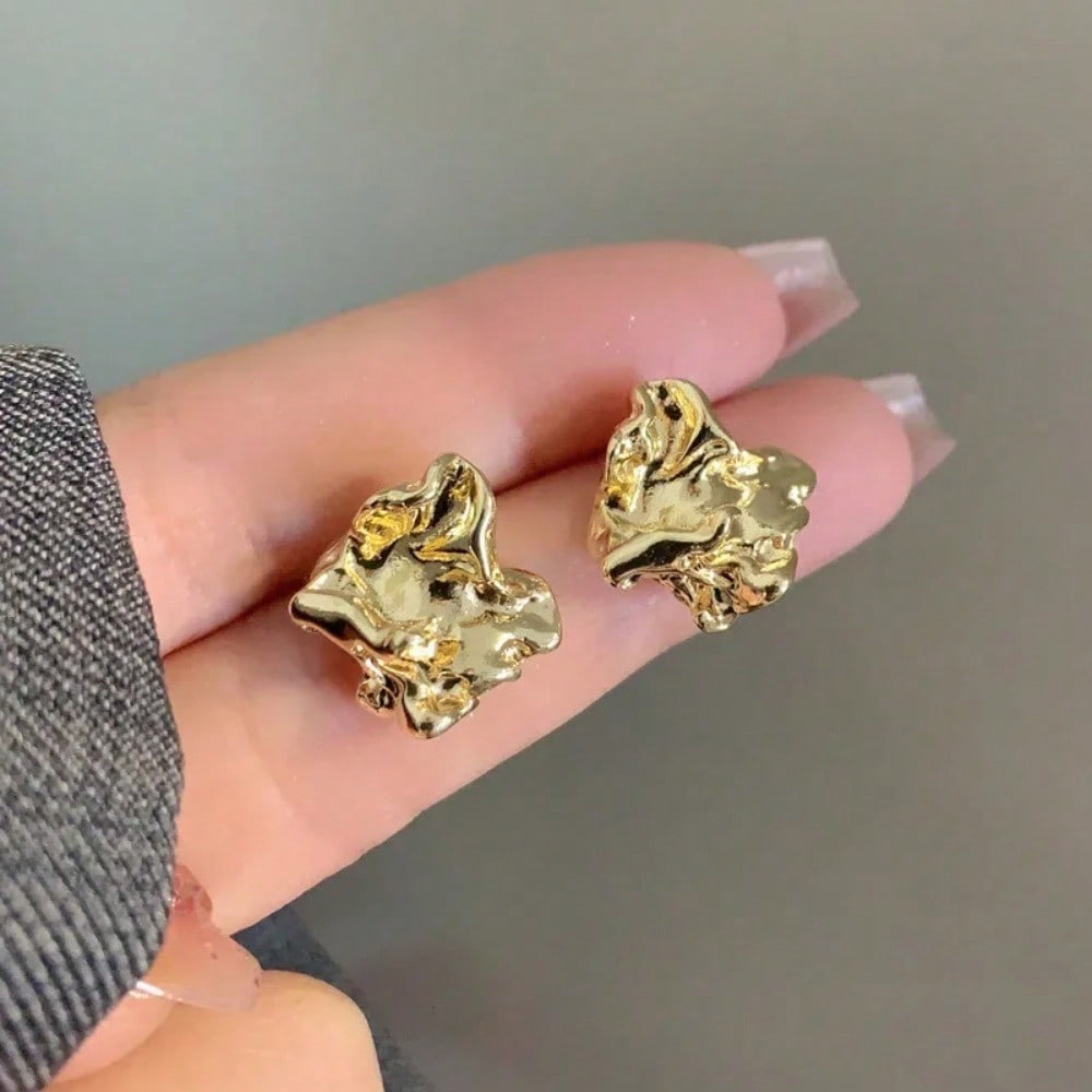 Textured Irregular Cluster Stu – Cluster Stud Ear Bewertung und Preis