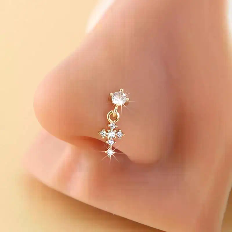 Dangle Nose Rings For Women Cr – Body Jewelry And Piercing Bewertung und Preis