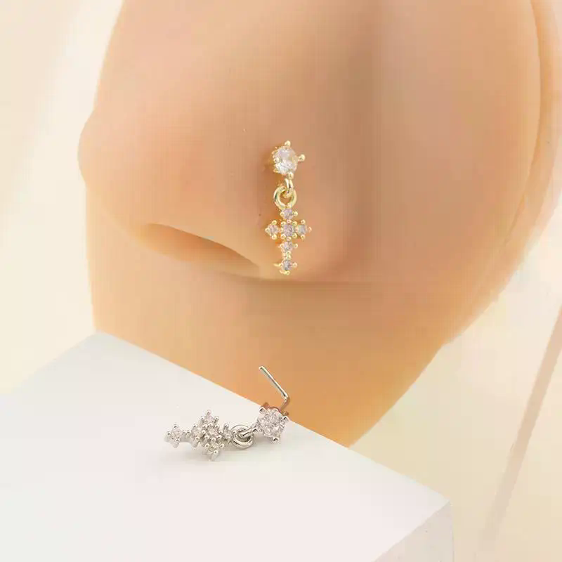 Dangle Nose Rings For Women Cr – Body Jewelry And Piercing Bewertung und Preis