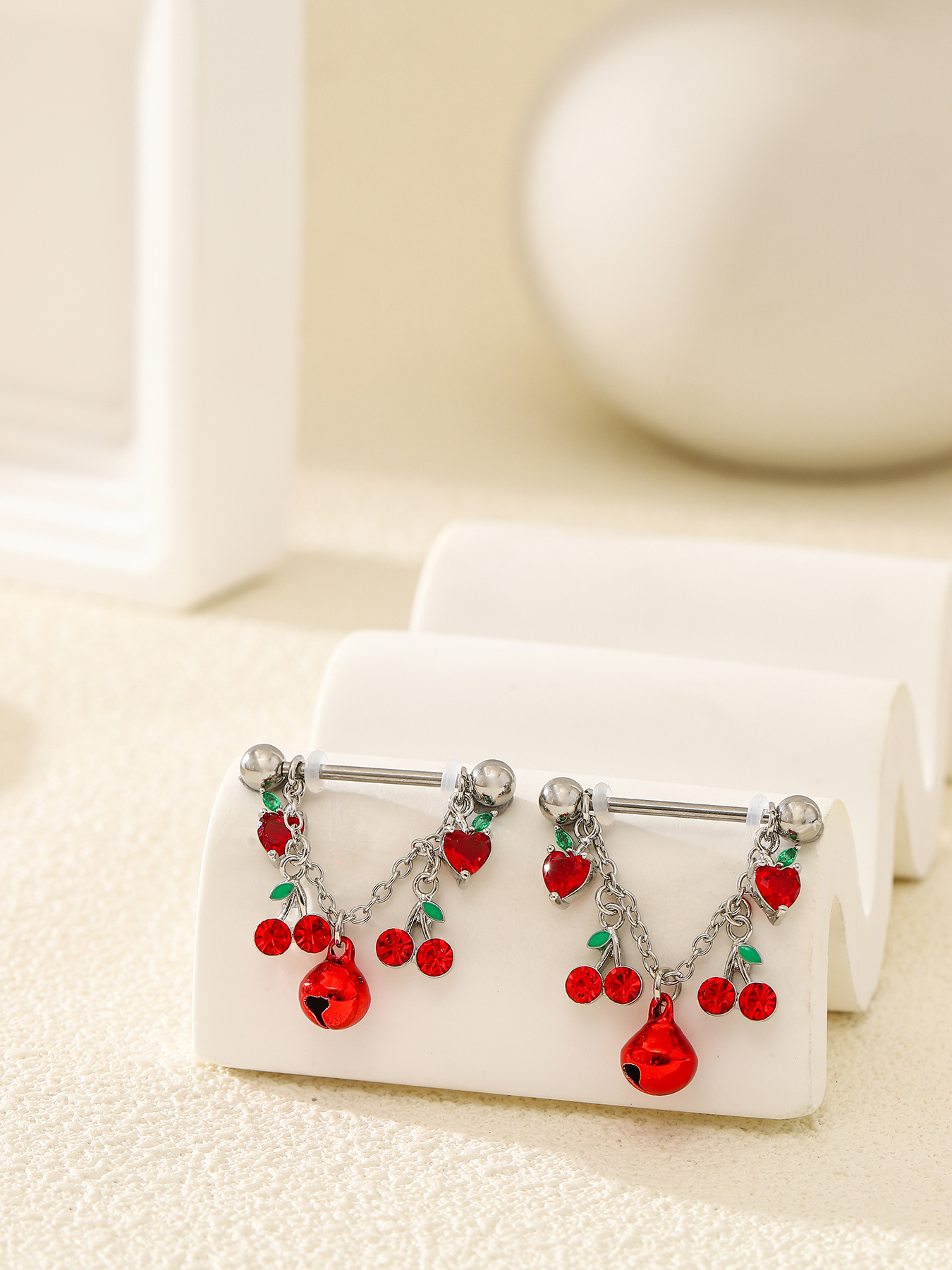 2pcs Fashionable And Cute Frui – Body Jewelry Nipple Chain Bewertung und Preis