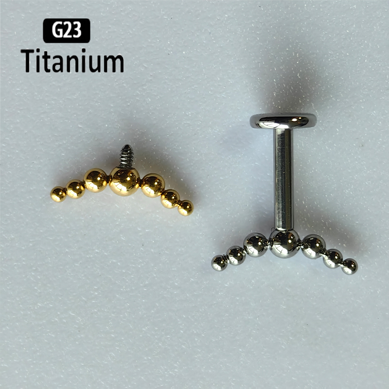 G23 Titanium Piercing 7pcs Bal – Cluster Stud Ear Bewertung und Preis