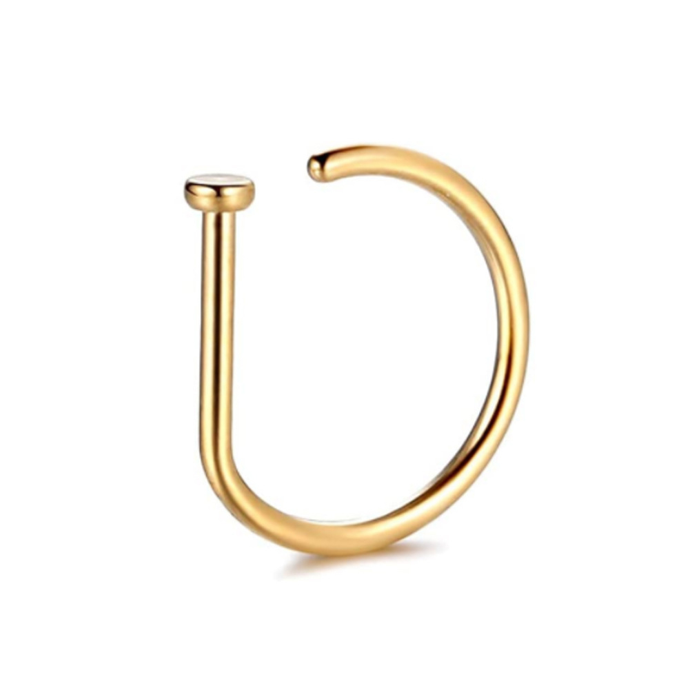 1PC Woman Man Fake Nose Rings  – Body Jewelry And Piercing Bewertung und Preis