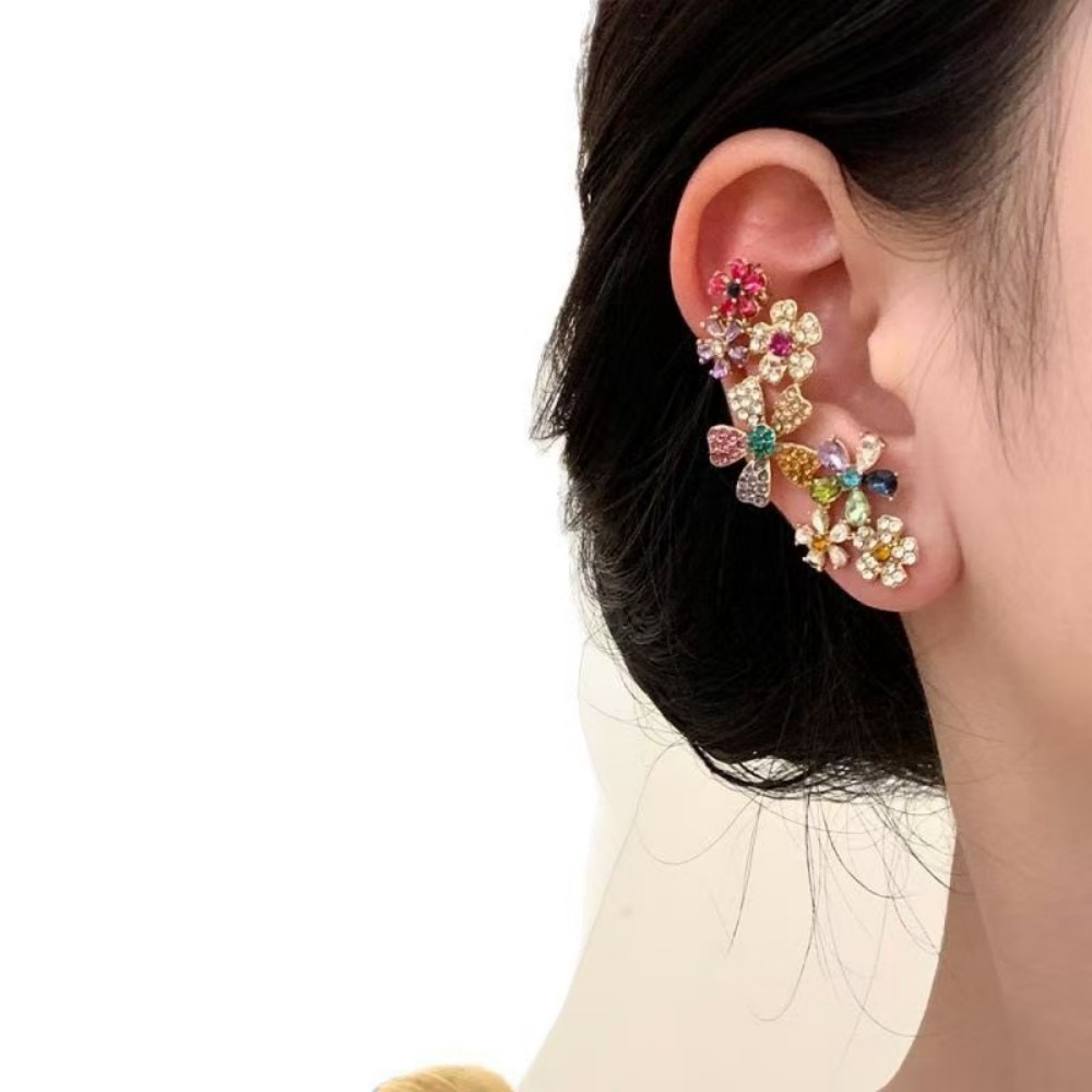 Dopamine Multicolor Flower Ear – Cluster Stud Ear Bewertung und Preis