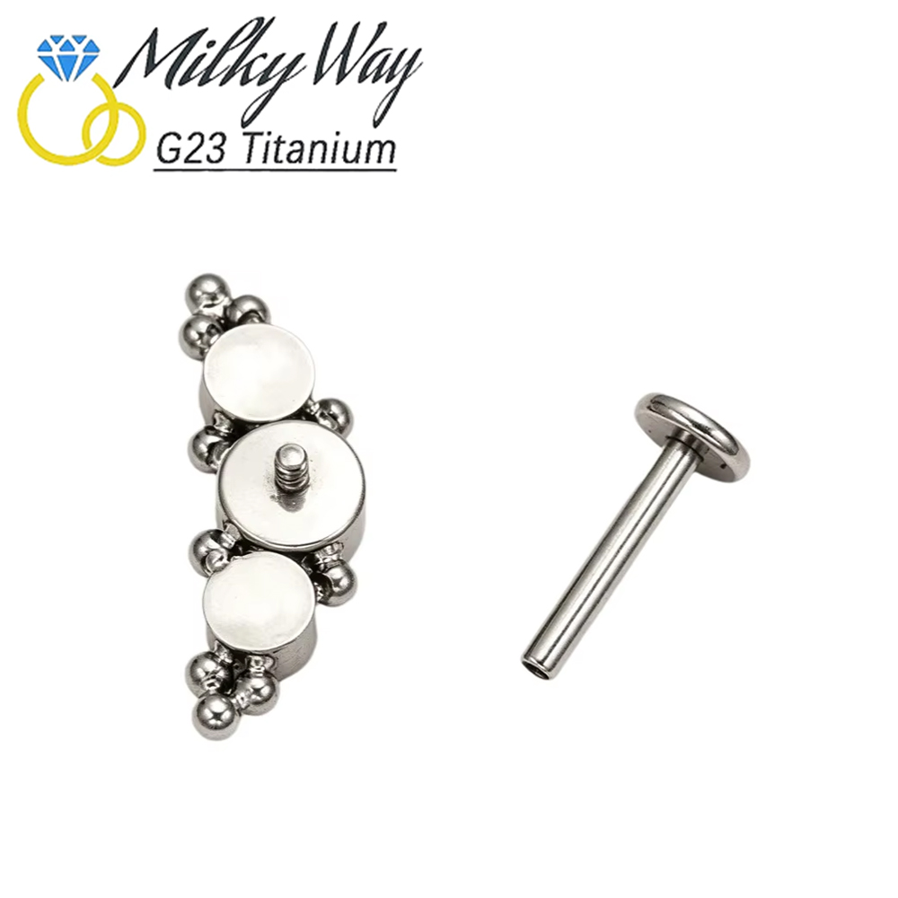 G23 ASTM F136 Titanium 16G Clu – Cluster Stud Ear Bewertung und Preis