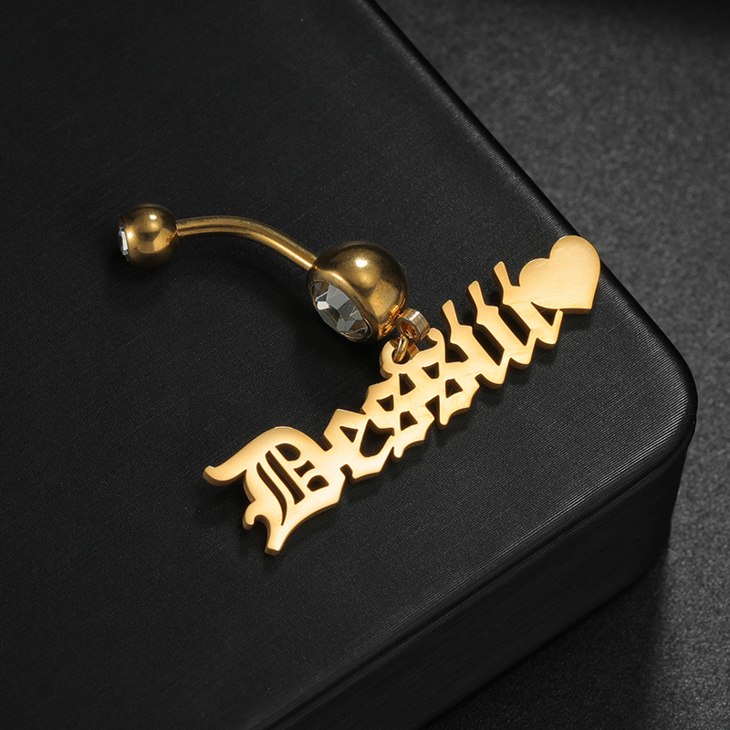 Letdiffery Custom Name Belly B – Body Jewelry Names Bewertung und Preis