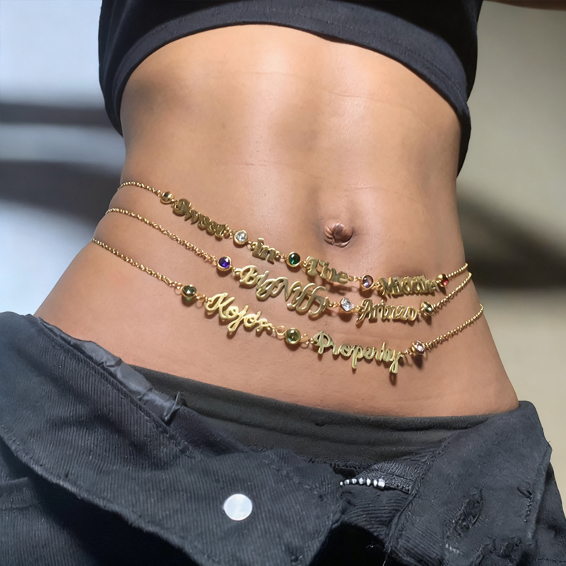 DUOYING Custom Name Belly Chai – Body Jewelry Names Bewertung und Preis
