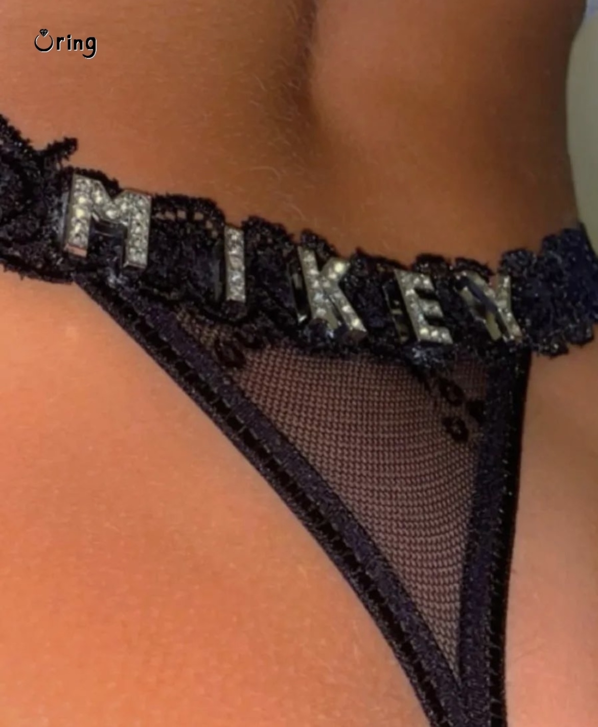 Custom Thongs with Name for Bo – Body Jewelry Names Bewertung und Preis