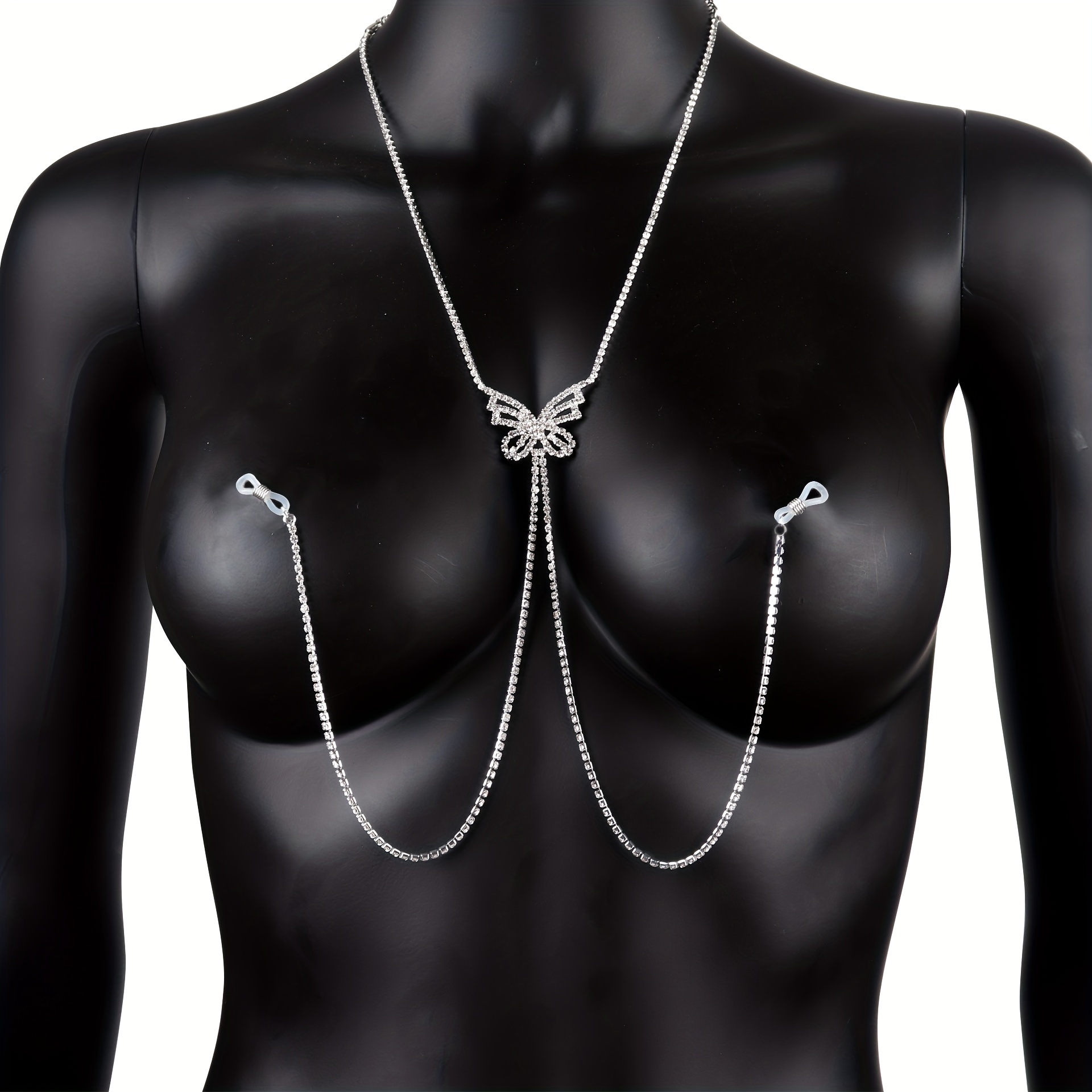 1 pc Tassel Butterfly Nipple C – Body Jewelry Nipple Chain Bewertung und Preis