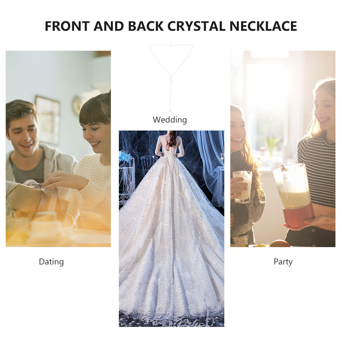 Crystal Necklace Holiday Silve – Body Jewelry And Piercing Bewertung und Preis