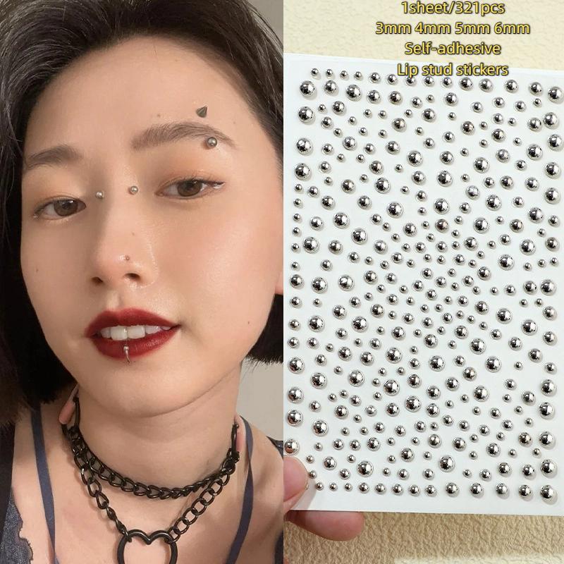 321pcs Non Piercing Lip Studs  – Body Jewelry And Piercing Bewertung und Preis