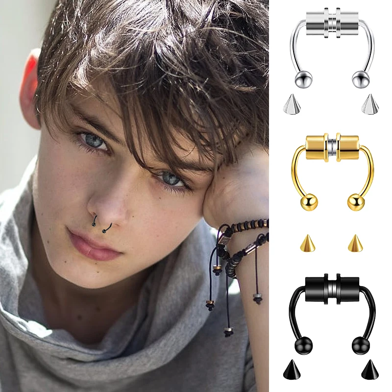 Fake Piercing Nose Ring Hoop S – Body Jewelry And Piercing Bewertung und Preis