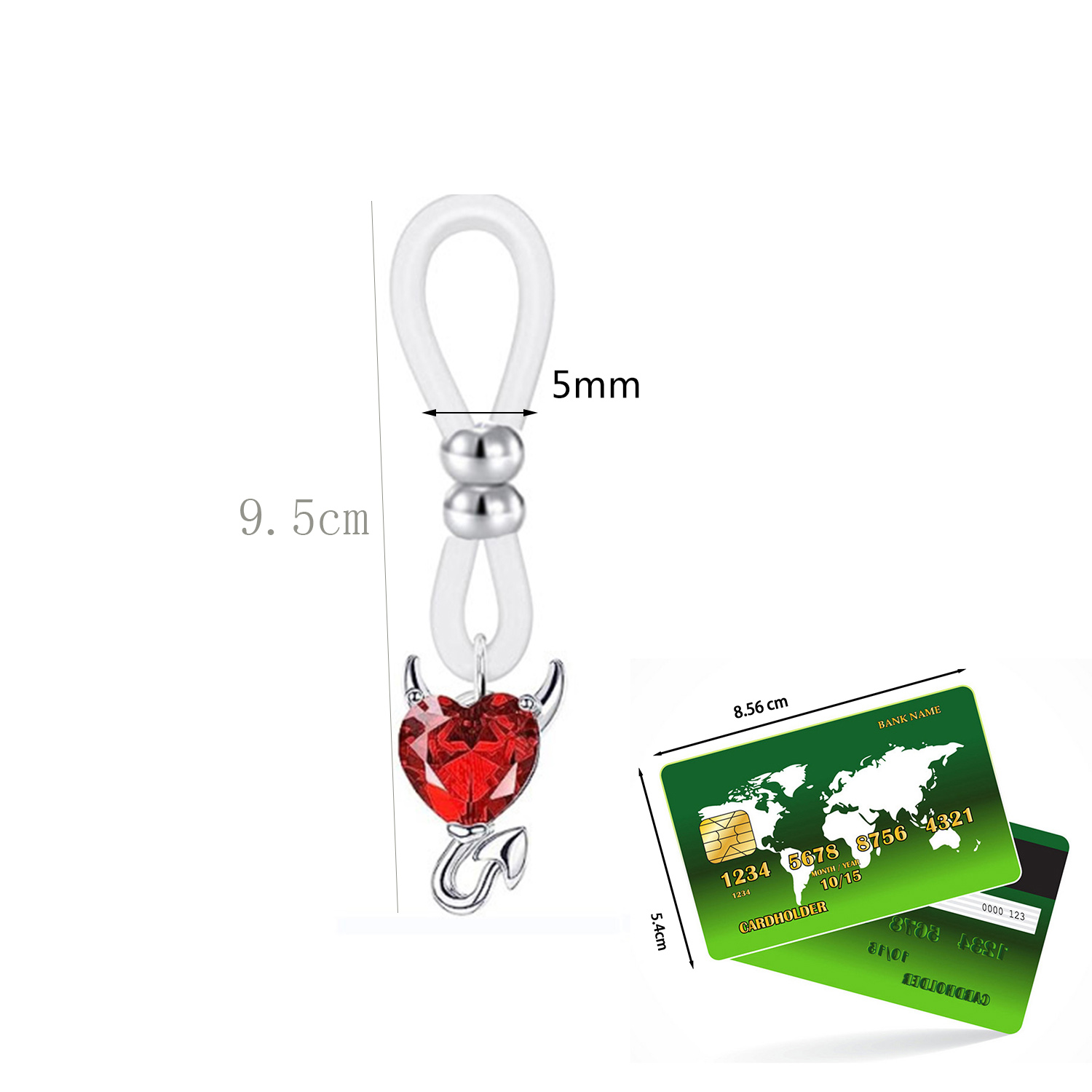 Alloy Silicone Butterfly Heart – Body Jewelry And Piercing Bewertung und Preis