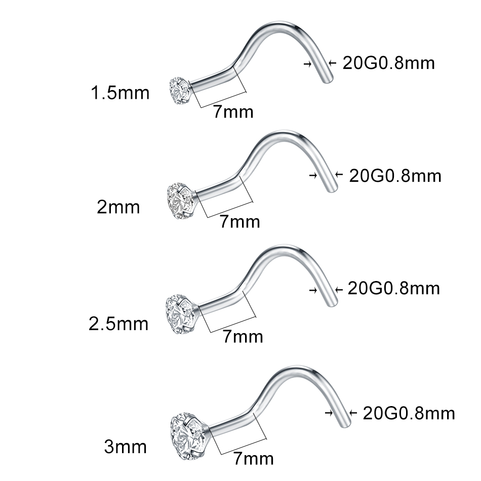 1/5pcs Implant Grade Titanium  – Body Jewelry Implant Grade Bewertung und Preis