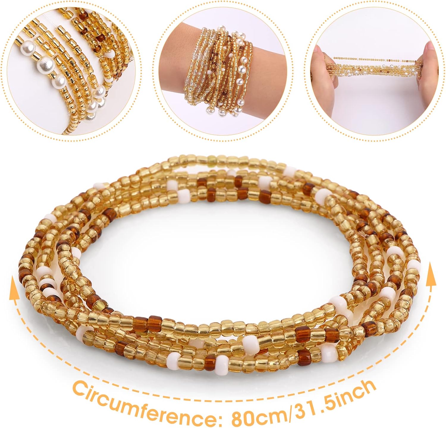 Waist Beads for Women Belly Be – Body Jewelry Usa Bewertung und Preis