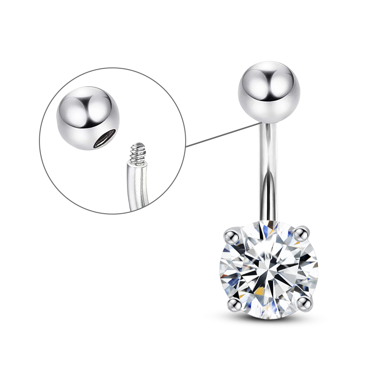 Szjinao 0.3ct To 3ct Moissanit – Body Jewelry On Sale Bewertung und Preis