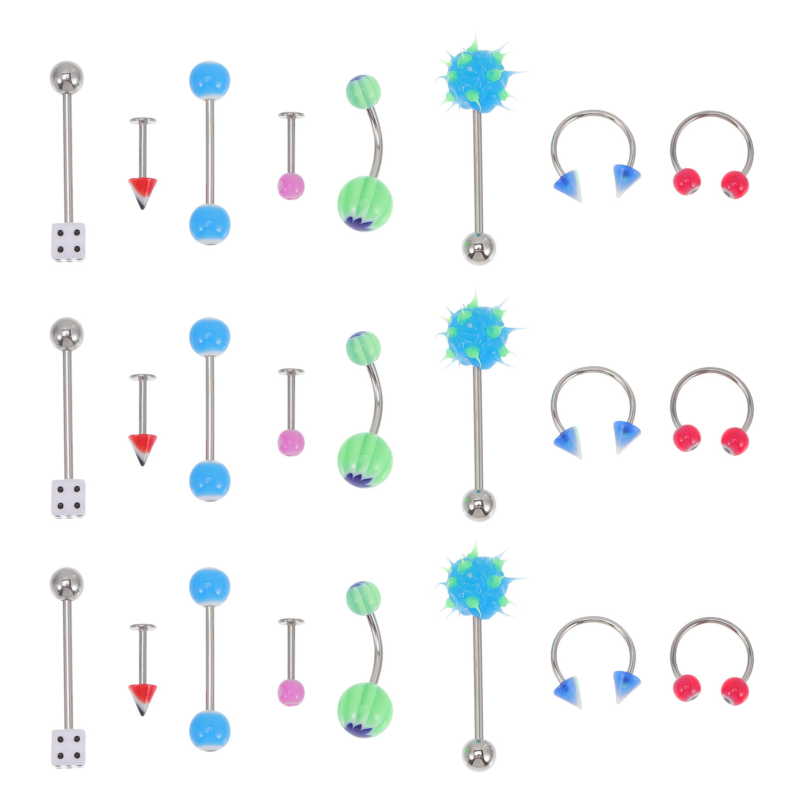110Pcs Tongue Rings Body Pierc – Body Jewelry Ideas Bewertung und Preis