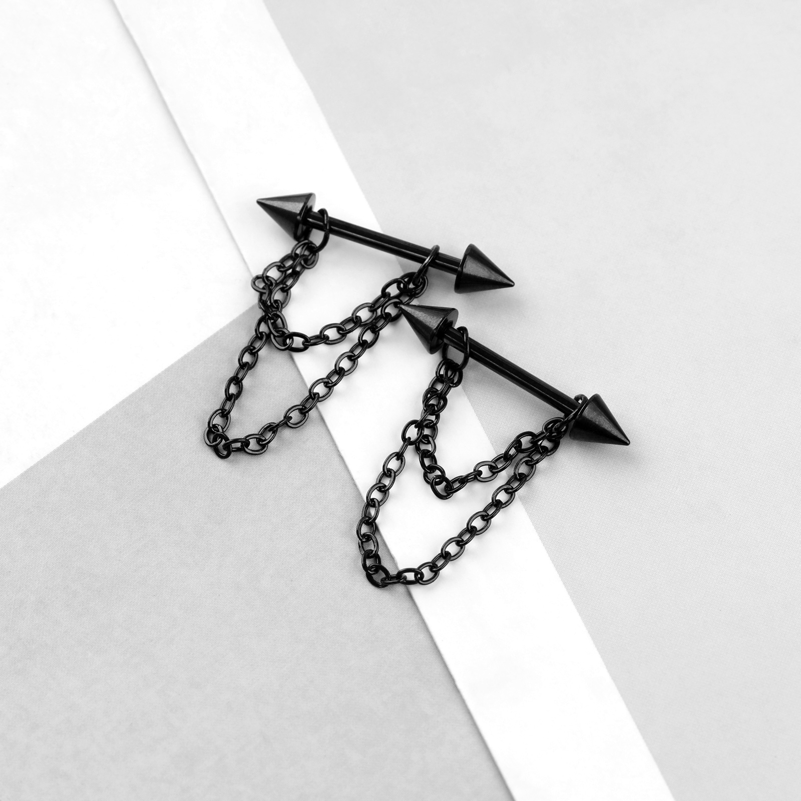 1 Pair Stainless Steel Nipple  – Body Jewelry Nipple Chain Bewertung und Preis