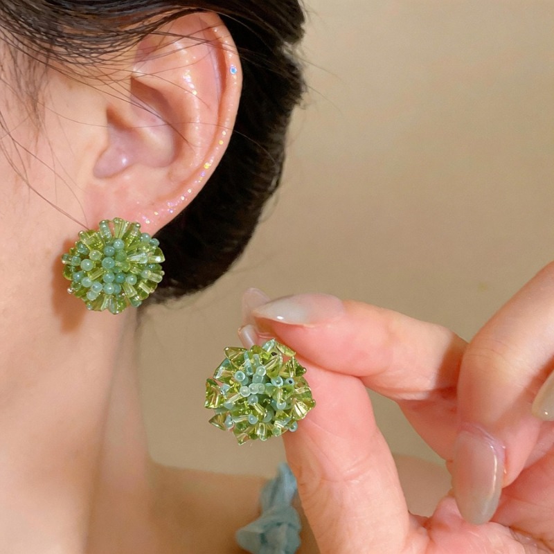 Fresh Handmade Flower Cluster  – Cluster Stud Ear Bewertung und Preis