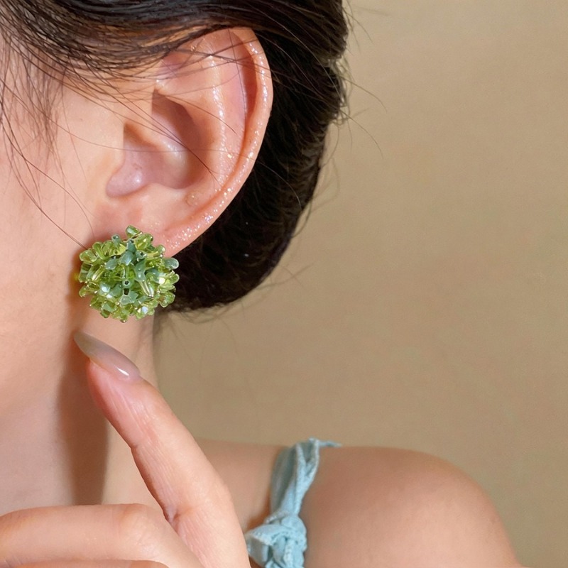 Fresh Handmade Flower Cluster  – Cluster Stud Ear Bewertung und Preis