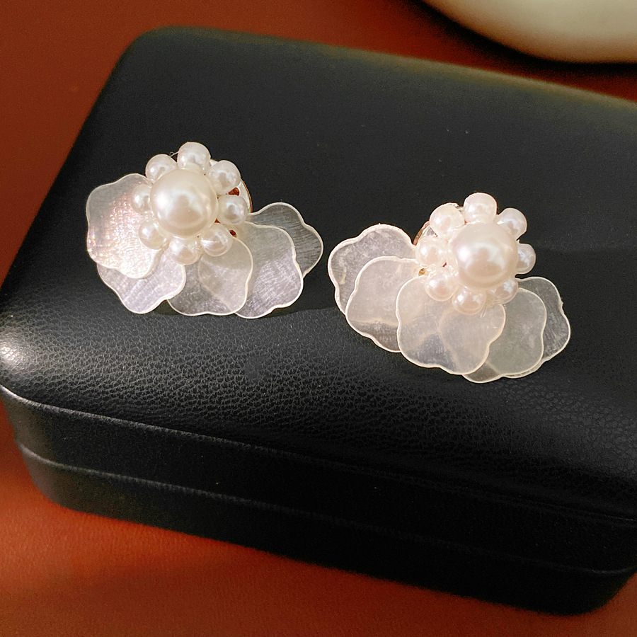 Layered Star-shaped Shell Stud – Cluster Stud Ear Bewertung und Preis