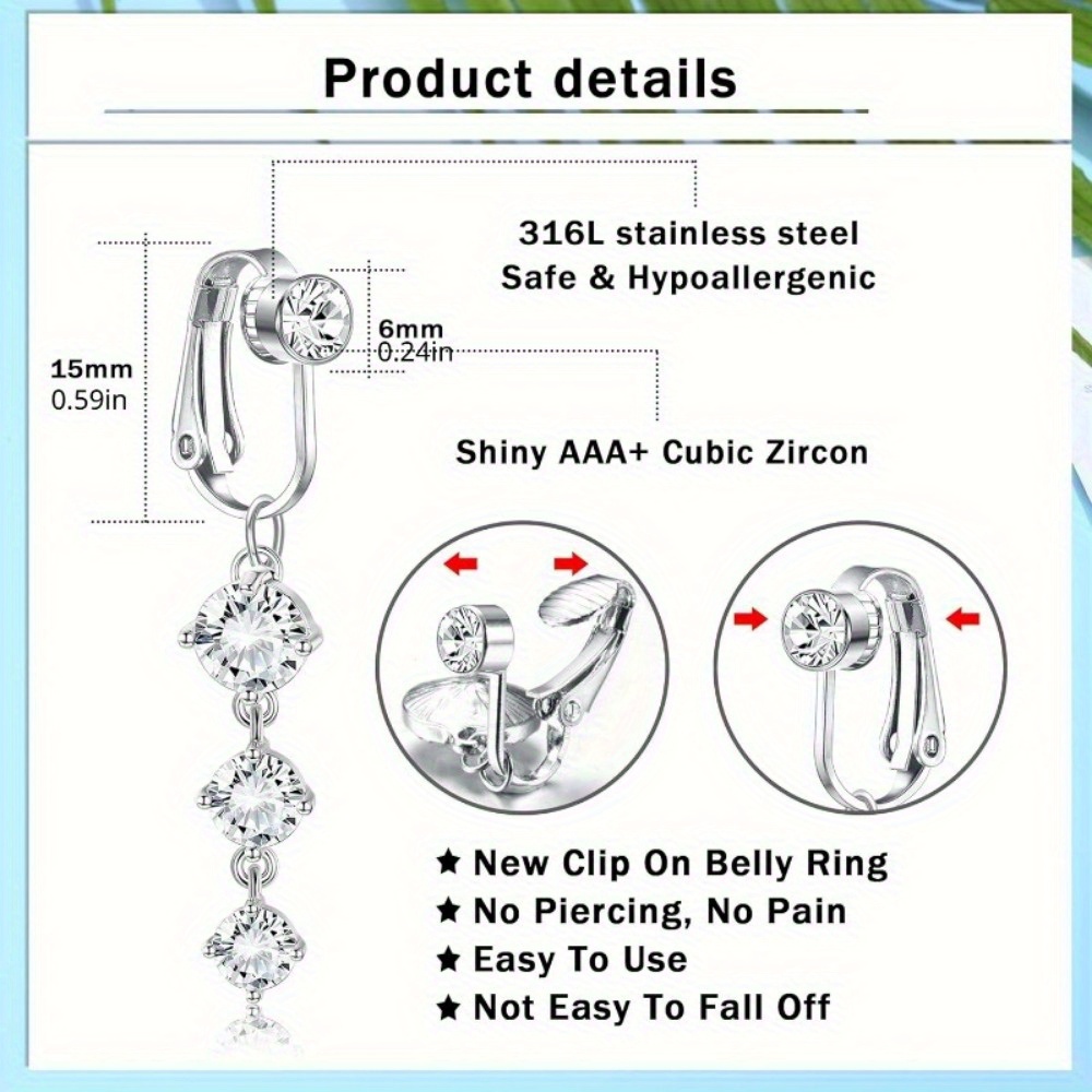 Drperfect 1Pcs Fake Belly Pier – Body Jewelry And Piercing Bewertung und Preis