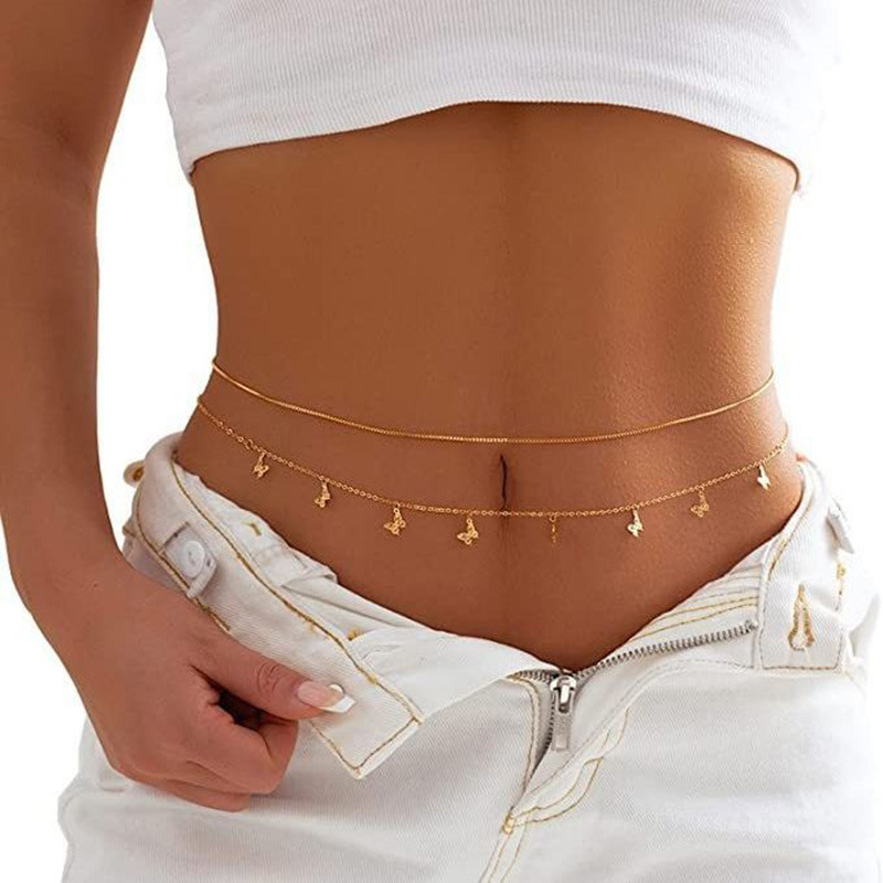 Fashion Simple Double Layer Be – Body Jewelry Usa Bewertung und Preis