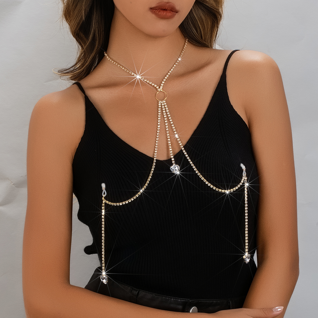 Sexy Fashion M Shape Body Chai – Body Jewelry Nipple Chain Bewertung und Preis