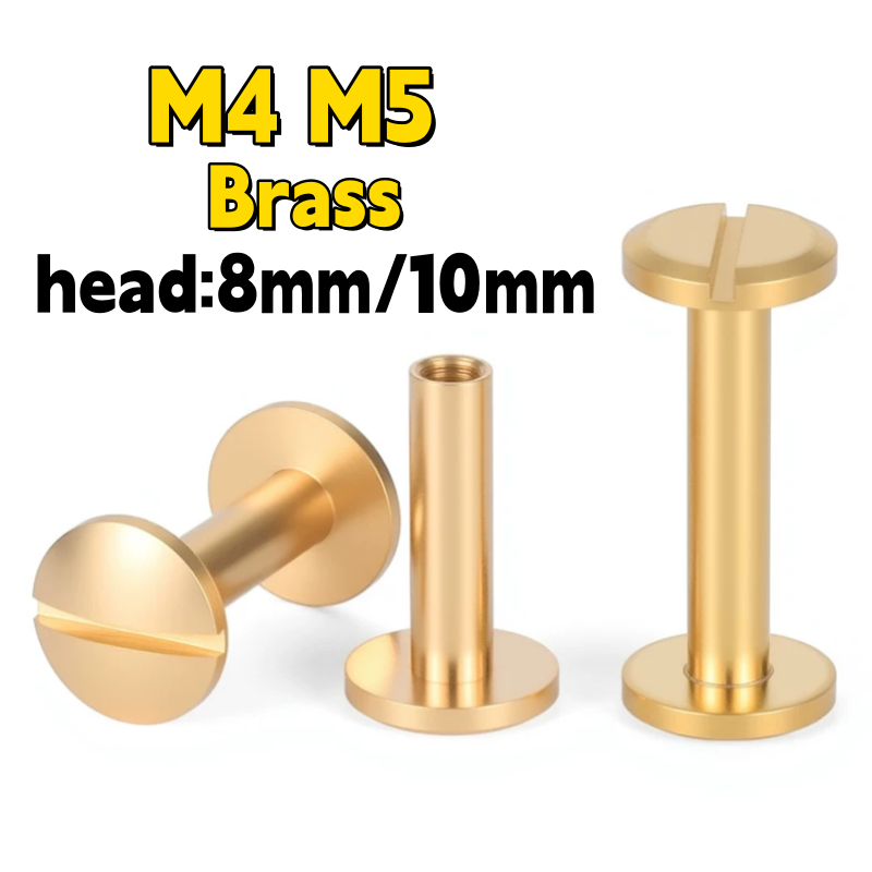 M4 M5 Solid Brass head 8/10mm  – Body Jewelry Chicago Bewertung und Preis