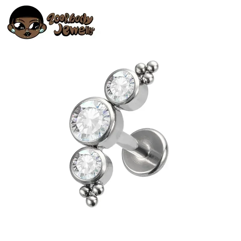ASTM F136 Titanium Piercing 16 – Cluster Stud Ear Bewertung und Preis