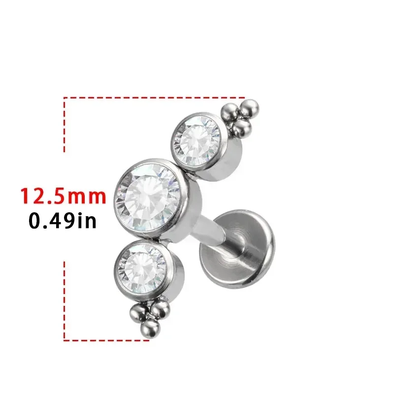 ASTM F136 Titanium Piercing 16 – Cluster Stud Ear Bewertung und Preis